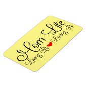 Mam Life Moederdag Yellow Magneet (Linkerzijde)