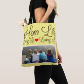 Mam Life Moederdag Yellow Photo Tote Bag (Dichtbij)