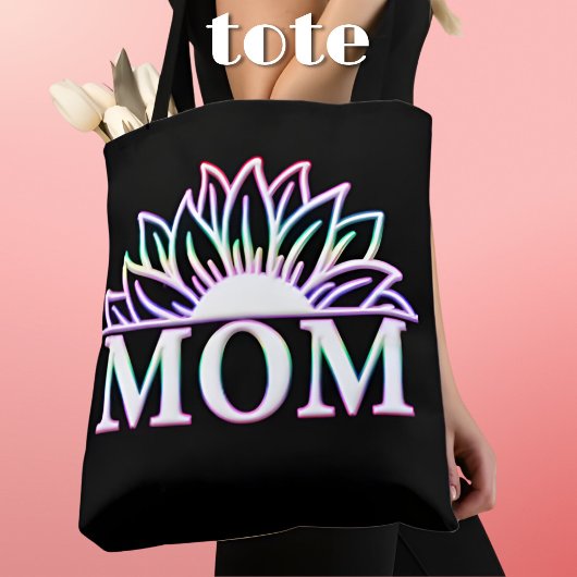 Mam Life Momlife Floral Moederdag Tote Bag