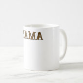 Mam Life Shirt Leopard Cheetah Print, grappige moe Koffiemok (Voorkant rechts)