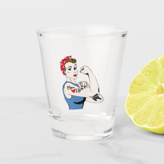 Mam Life Shot Glas (Voorkant)