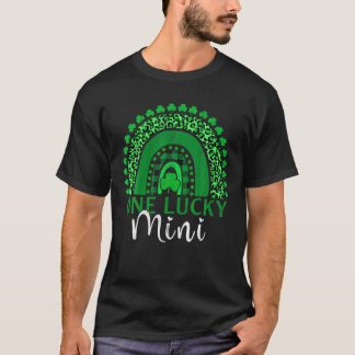 Mam Life St Patrick's Day One Lucky Mimi Leopard R T-shirt