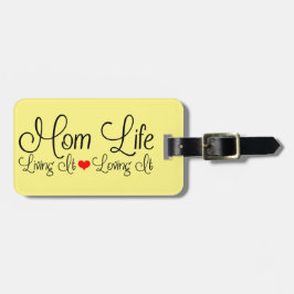 Mam Life Yellow Bagagelabel