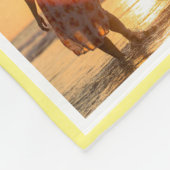Mam Life Yellow Photo Fleece Deken (Hoek)