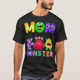 Mam Little Monster Kinder 1st Birthday Party Famil T-shirt