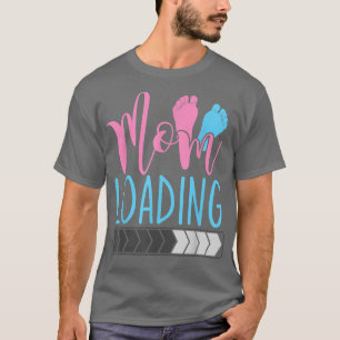 Mam Loading Future Mammie Zwangerschap Aankondigin T-shirt