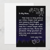 Mam Lovers | Voor mijn moeder hou ik erg veel van  Feestdagenkaart (Voorkant / Achterkant)