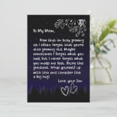 Mam Lovers | Voor mijn moeder hou ik erg veel van  Feestdagenkaart (Staand voorkant)