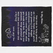 Mam Lovers | Voor mijn moeder hou ik erg veel van Fleece Deken (Voorkant (Horizontaal))