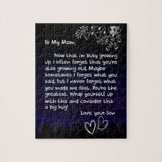 Mam Lovers | Voor mijn moeder hou ik erg veel van  Legpuzzel (Verticaal)