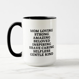 Mam Loving Sterk Verbazingwekkend Geliefd Inspirer Mok