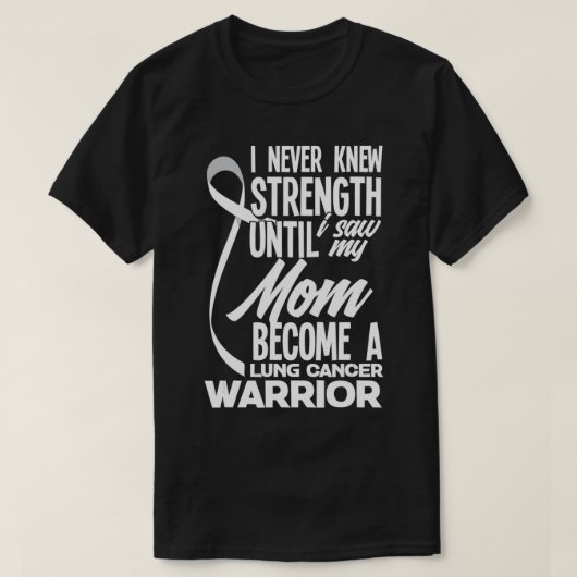 Mam Lung Cancer Warrior Son Daughter of Lung Cance T-shirt (Design voorkant)