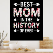 Mam maakt beste moeder in de geschiedenis poster (Keuken)