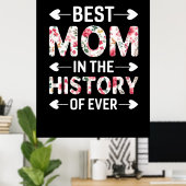 Mam maakt beste moeder in de geschiedenis poster (Thuiskantoor)