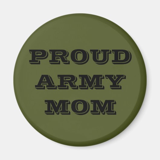 Mam Magnet Proud Army (Voorkant)