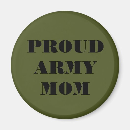 Mam Magnet Proud Army (Voorkant)