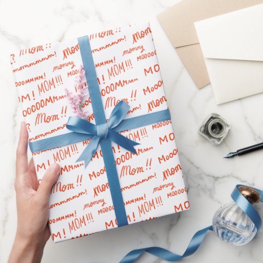 Mam! Mam! Funny Moederdag Gift Wrapping Paper Cadeaupapier (Geschenken)