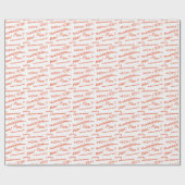 Mam! Mam! Funny Moederdag Gift Wrapping Paper Cadeaupapier (Vlak)