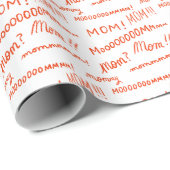 Mam! Mam! Funny Moederdag Gift Wrapping Paper Cadeaupapier (Rol Hoek)