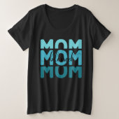 Mam mama Blessed Grote Maat T-shirt (Design voorkant)