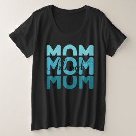 Mam mama Blessed Grote Maat T-shirt