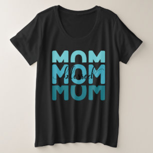 Mam mama Blessed Grote Maat T-shirt