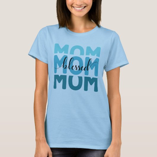 Mam mama Blessed T-shirt (Voorkant)