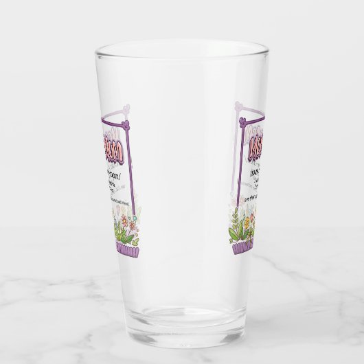 Mam mama is net een oma maar veel koeler glas (Rechts)