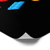 Mam Master Builder Building Bricks Blocks Family Poster (Hoek)