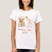 Mam Matching Highland OnzeFirstMother's Day Samen T-shirt (Voorkant)