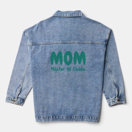 Mam: Meester van Chaos Denim Jacket (Achterkant)