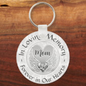 Mam Memorial Heart Keychain (Voorkant)