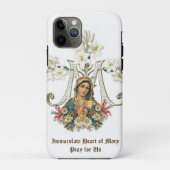 Mam met blote maagd maculeert Mary Religious Case-Mate iPhone Case (Achterkant)