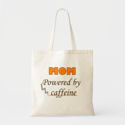 Mam met cafeïne tote bag (Voorkant)