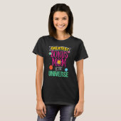 Mam met de grootste Bonus in het heelal T-shirt (Voorkant volledig)