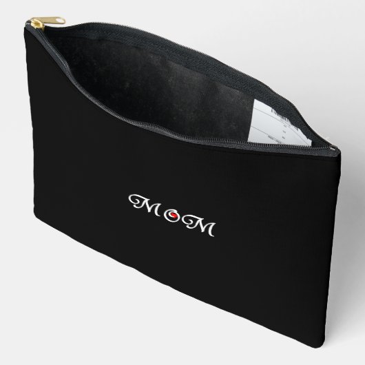 Mam met een rood hart etui (Open)