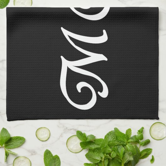 Mam met een rood hart theedoek (Gevouwen)