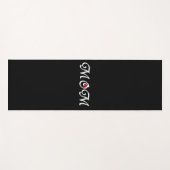 Mam met een rood hart yogamat (Voorkant (horizontaal))