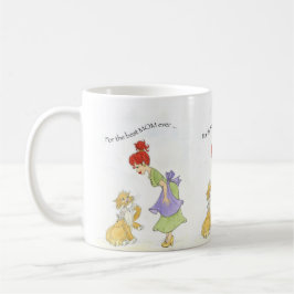 Mam met kat koffiemok