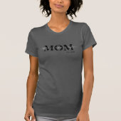Mam met Kinder namen Jaar T-Shirt (Voorkant)