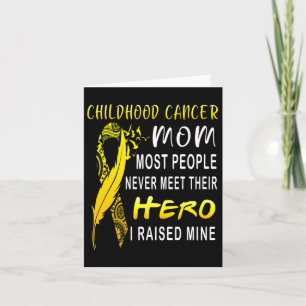 Mam met kinderkanker Mijn zoon is mijn Hero Wom Kaart