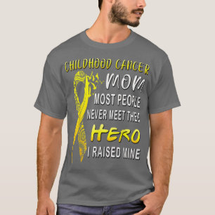 Mam met kinderkanker Mijn zoon is mijn Hero Wom T-shirt