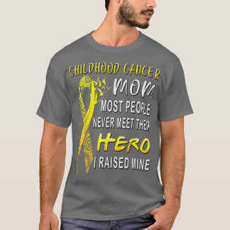 Mam met kinderkanker Mijn zoon is mijn Hero Wom T-shirt