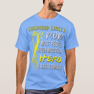 Mam met kinderkanker Mijn zoon is mijn Hero Wom T-shirt