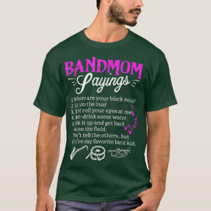 Mam met marchingbanden voor vrouwen t-shirt