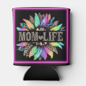 Mam met meer kleuren afdrukken Koelbox met meerder Blikjeskoeler (Achterkant)