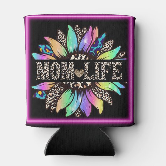 Mam met meer kleuren afdrukken Koelbox met meerder Blikjeskoeler (Achterkant)