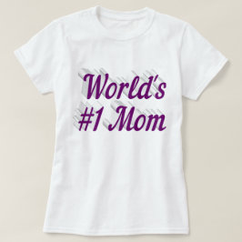 Mam met paarse tekst T-Shirt
