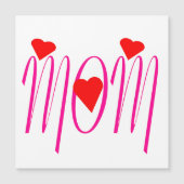 Mam met Red Hearts Kaart (Voorkant)