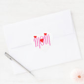 Mam met rood hart sticker (Envelop)
